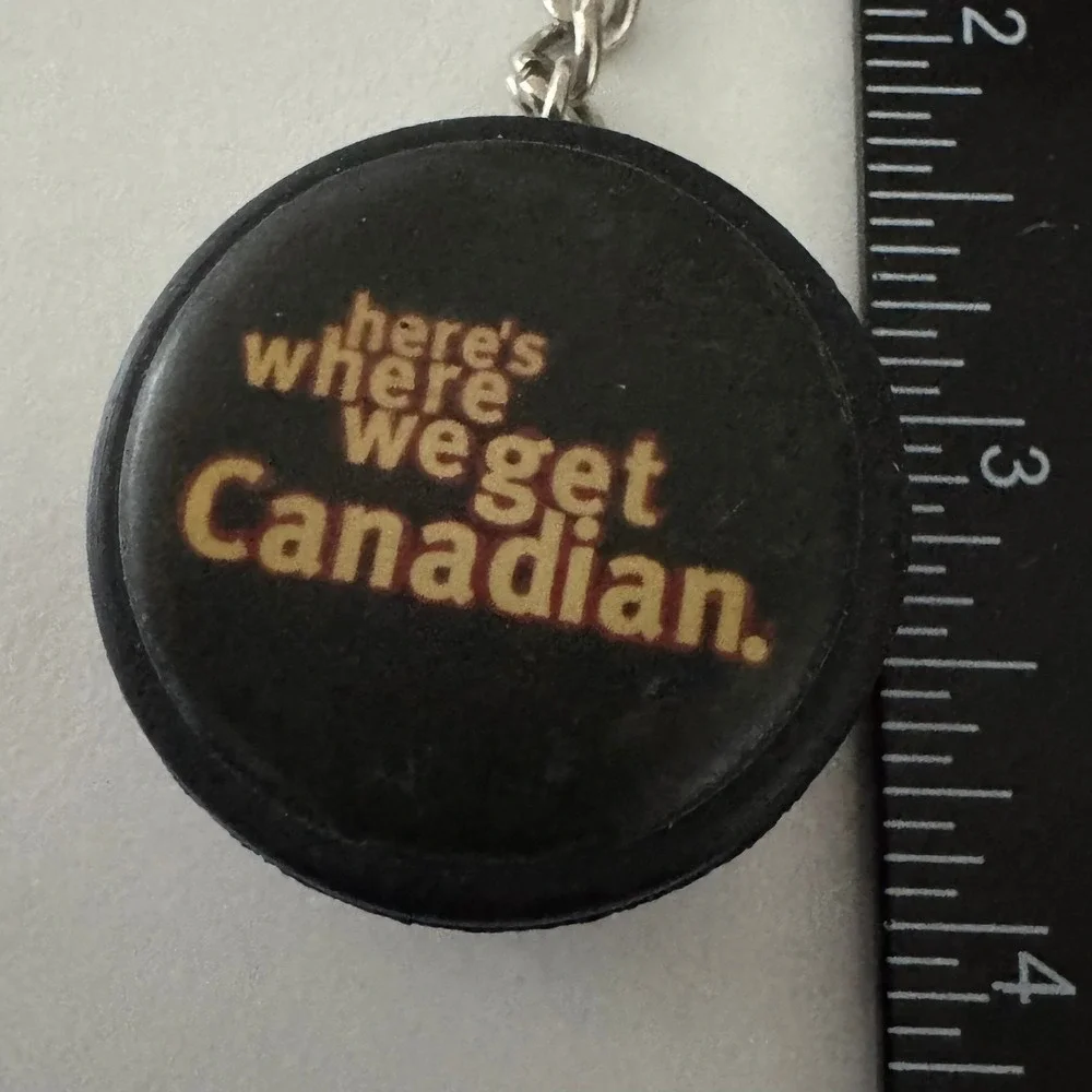 Molson Canadian Hockey Puck Keychain‎ 